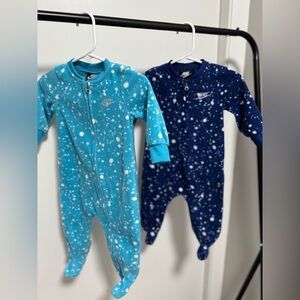 Nike Infant Fleece Zip Sleep & Play (Set of 2)- 6 months